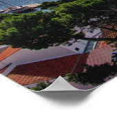 Poster Vue de Brela, Croatie (Coin)