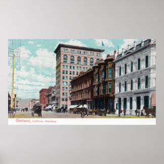 Poster Vue de BroadwayOakland, CA