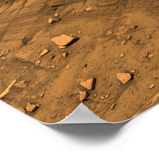 Poster Vue de Burns Cliff sur Mars (Coin)