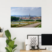 Poster Vue de Canaletto sur Vienne, Autriche (Bureau à domicile)