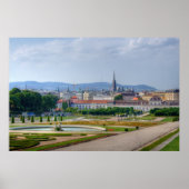 Poster Vue de Canaletto sur Vienne, Autriche (Devant)