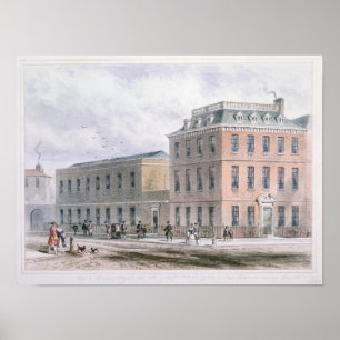 Poster Vue de carré de Soho et de Chambre de Carlisle