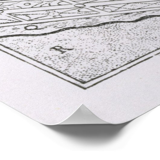 Poster Vue de Champlain sur le Québec (Coin)