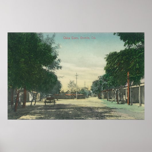 Poster Vue de ChinatownOroville, CA (Devant)