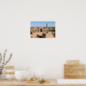Poster Vue de Citadel Kunya-ark - Khiva, Ouzbékistan (Cuisine)