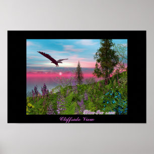 Poster Vue de Cliffside