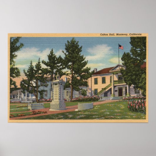 Poster Vue de Colton Hall (Devant)