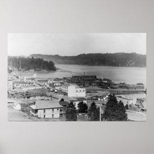 Poster Vue de courbure du nord, photographie de l'Orégon