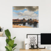 Poster Vue de Delft (Bureau à domicile)