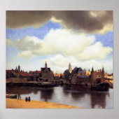 Poster Vue de Delft (Devant)