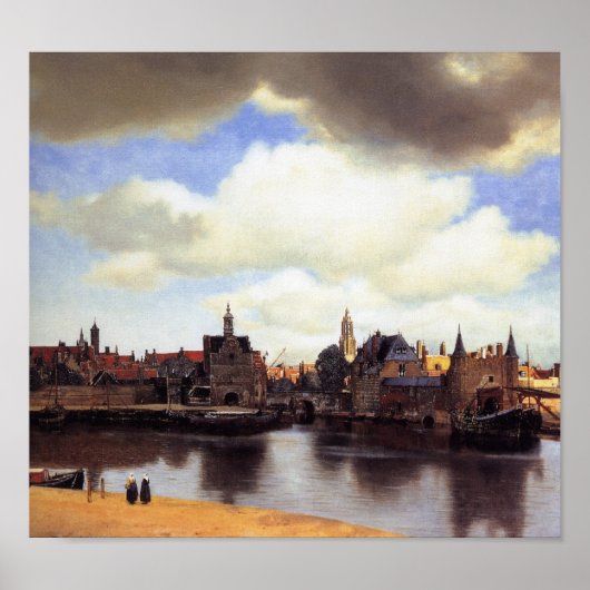 Poster Vue de Delft (Devant)