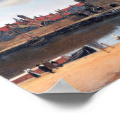 Poster Vue de Delft, Johannes Vermeer, 1659-1660 (Coin)