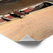 Poster Vue de Delft par Johannes Vermeer (Coin)