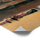 Poster Vue de Delft par Johannes Vermeer (Coin)