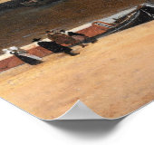 Poster Vue de Delft Vermeer (Coin)
