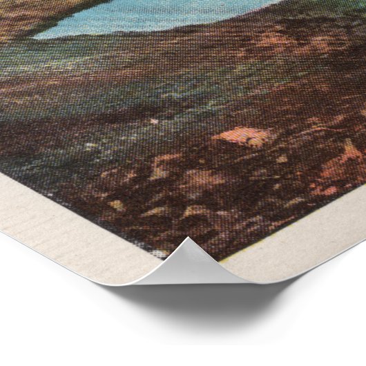 Poster Vue de Dry Falls depuis Hwy. 10Washington (Coin)