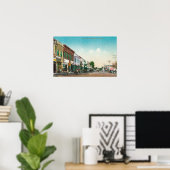 Poster Vue de East StreetHealdsburg, CA (Bureau à domicile)