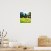 Poster Vue de face Une grange rustique centenaire (Cuisine)