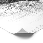 Poster Vue de Folkestone (Coin)