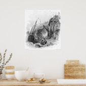 Poster Vue de Folkestone (Cuisine)