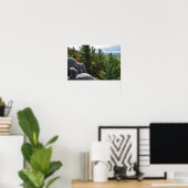 Poster Vue de Forest Valley à Castle Mound (Bureau à domicile)