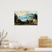 Poster Vue de Fort Putnam - West Point Hudson River (Cuisine)