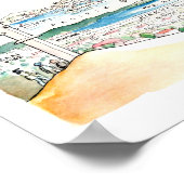 Poster Vue De Fremont, Californie (Coin)