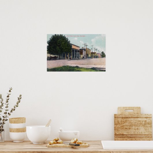 Poster Vue de Front Street 2 (Cuisine)