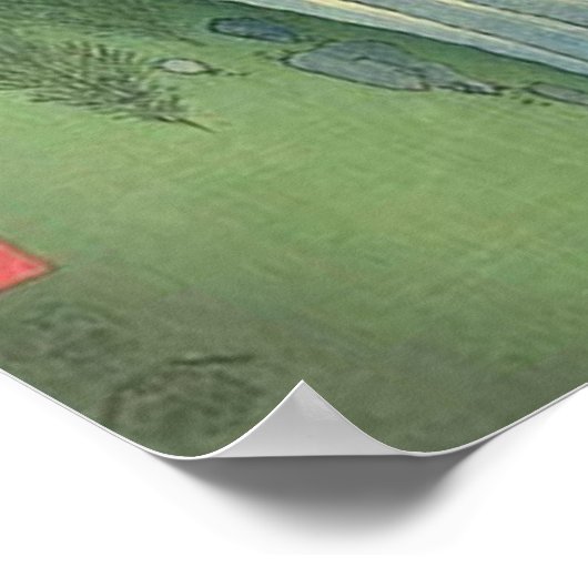 Poster Vue de Fuji 22 (Coin)