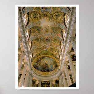 Poster Vue de Gallery du Roi et département de plafond