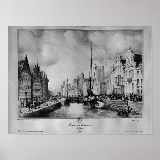 Poster Vue de Gand (Devant)