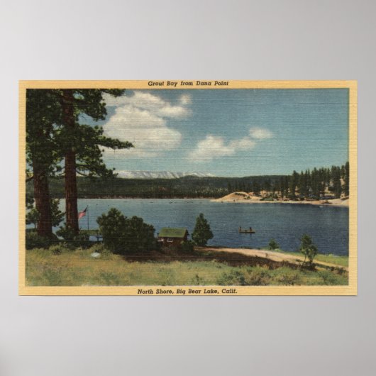 Poster Vue de Grout Bay depuis Dana Point (Devant)