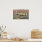 Poster Vue de Grumman F4F-3-U.S. Navy Fighter (Cuisine)