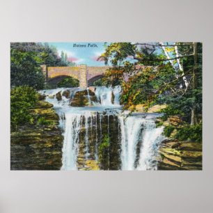 Poster Vue de Haines Falls