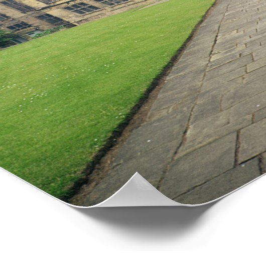 Poster Vue de Hardwick Hall (Coin)