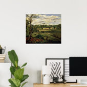 Poster Vue de Highgate de Hampstead Heath, vers 1834 (Bureau à domicile)