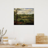 Poster Vue de Highgate de Hampstead Heath, vers 1834 (Cuisine)