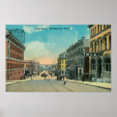 Poster Vue de Holly Street YMCABellingham, WA (Devant)