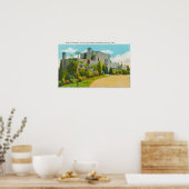 Poster Vue de Hoover's Home, Campus U de Stanford (Cuisine)