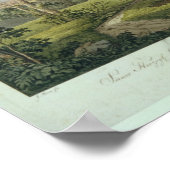 Poster Vue de Jena de Rasenhuehlberg, vers 1810 (Coin)
