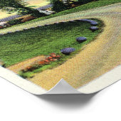 Poster Vue de la batterie sud et du bastion du drapeau (Coin)