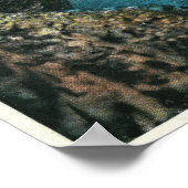 Poster Vue de la cascade de la caverne (Coin)