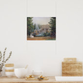 Poster Vue de la Cascade de Marly (Cuisine)