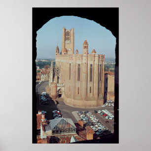 Poster Vue de la cathédrale de Sainte-Cecile