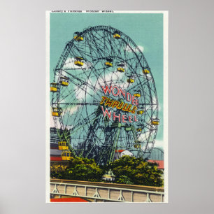 Poster Vue de la célèbre Wonder Ferris Wheel