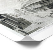 Poster Vue de la colonne de Constantine et de la Principa (Coin)