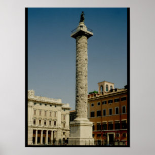 Poster Vue de la colonne de Trajan, 113 AD