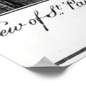 Poster Vue de la Croix de Saint-Paul (Coin)