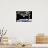 Poster Vue de la découverte de la navette spatiale (Cuisine)