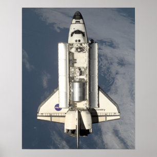 Poster Vue de la découverte de la Station spatiale intern